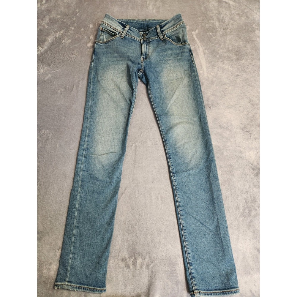 Hudson Collin Flap Skinny Medium Wash Womens Jeans 27 x 30 Stretch